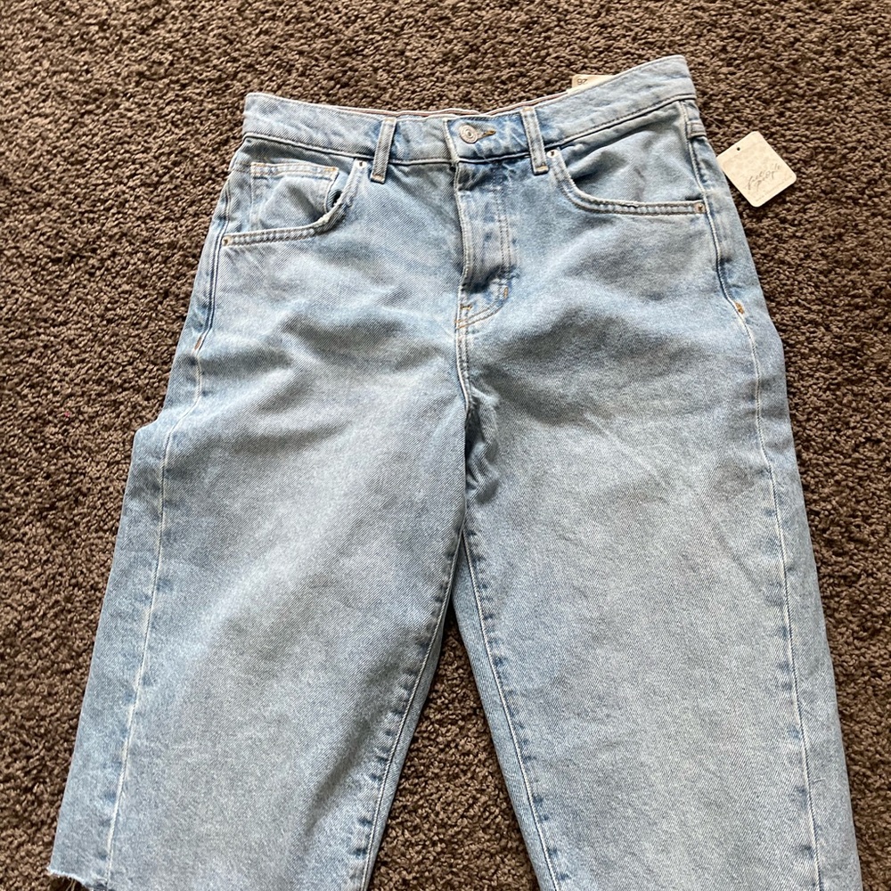 We The Free Light Blue Straight Leg Jeans